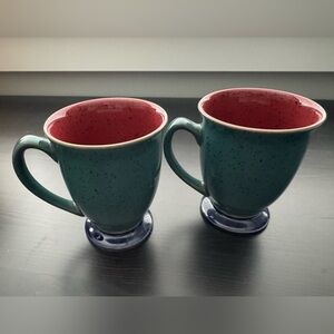 Denby Harlequin Vintage Mug Set